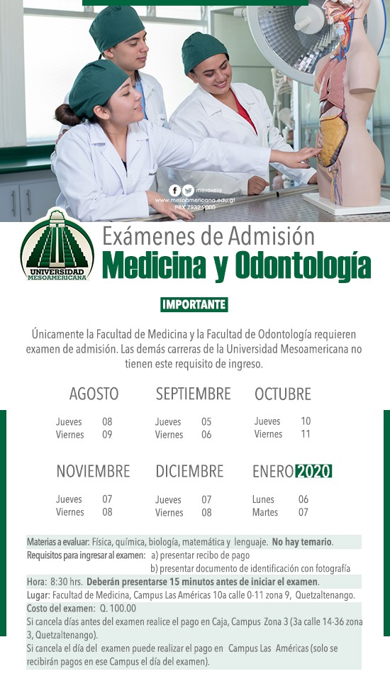 Odontología | Universidad Mesoamericana